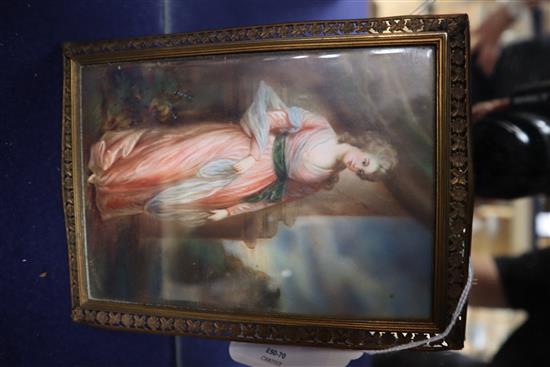 A miniature of classical maiden
